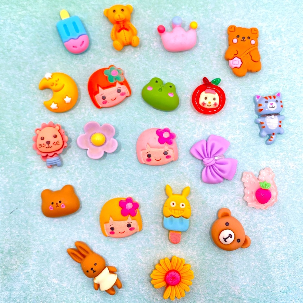 20pcs- Cartoon Kawaii 3D Stickers, Bottle/Phone/Refrigerator/laptop stickers